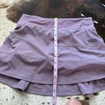 Lululemon  Pace‎ Rival Mid-Rise Skirt *Long In Purple Ash Size 4 Photo 8