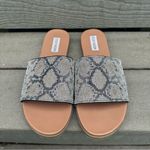 Steve Madden Klove Rhinestone Slide Strap Sandals Geometric Print Photo 2