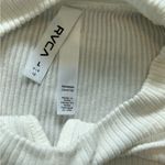 RVCA white ribbed keyhole tunic shirt size large Photo 5