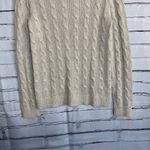 Lauren Ralph Lauren Black Label Cable Knit Cream Sweater Preppy Fall M Vintage Size M Photo 3
