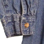 Disney Womens Shirt Dress Blue Denim Long Sleeve Embroidered Winnie The Pooh M Photo 5