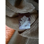 Derek Heart Olive Ribbed Lace Up Long Sleeve Top Women’s L Photo 2