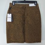 RE/DONE ‎ LEVIS LEOPARD TWILL PENCIL SKIRT Photo 2