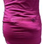 Athleta  Pacifica Contoured Vibrant Fuscia Long Sleeve Shirt Size XXS Back Pocket Photo 6