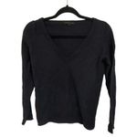 AG Adriano Goldschmied Adriano Goldschmied  black v neck pullover sweater cashmere size xs Photo 0