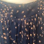 For Cynthia  NWT navy skirt with dark tan birds Photo 1