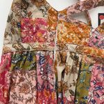 Tolani  Large Devika Dress Rose Floral Jumper Midi Fit & Flare Sundress Cottage Photo 4