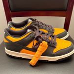 Nike New Dunk Low Black and Orange Sneakers Youth 6 1/2 or Women’s Size 8 Photo 3