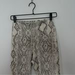 Beach Riot  Ayla Leggings Taupe Snake Print High Rise Photo 3