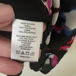 1. State State Black Floral Print Smock Flutter Sleeve Ruffle Mini Dress Large Women Photo 7