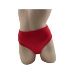Venus  Size 6 Red Hot High Waist Cheeky Bikini Bottom. Preowned Photo 1