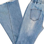 Buckle Three Birds Nest Vintage Wide Leg Palazzo Bell Bottom Flare Jeans S Photo 1