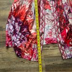 Soft Surroundings  Womens Faye Silk Blend Peacock Kimono Robe Size 1X Photo 3