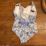 JETS Toile Floral One Piece Blue Size 10 Photo 4