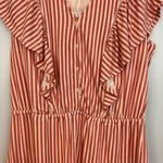 LC Lauren Conrad NWT Lauren Conrad Ruffle Sleeveless Candy Striped Mini Dress Size XL Photo 9