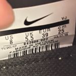 Nike  Black Running Sneakers Women’s Size 8 Lightweight Lace Up 942888-002 Photo 7