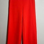 Loft  bright coral pull on pants Photo 0