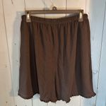 Women's Black Ruffle Hem Shorts | Women’s Size XL Photo 1