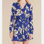 Veronica Beard  Naomi‎ Ultramarine Floral Dress S M 6 Photo 2