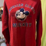 Disney Vintage Mickey Mouse Fleece Sweatshirt M Photo 0