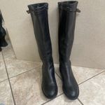 Cole Haan  lexi grand Black Leather Knee High Boots  Zip Buckle Women's 9.5 Photo 1