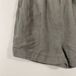 Wilfred Free  Women Green 100% Linen Elastic Pull On Shorts Size M Photo 4