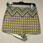Anthropologie Maeve X  High-Waist Abstract Print Shorts size 6 Photo 3
