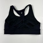Lululemon Black Racerback Sports Athletic Bra Size 8 Gym Athleisure Clean Photo 1