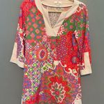 Jude Connally Printed Colorful Nylon Dress Photo 8