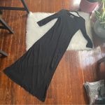 Solid & Striped Black Midi Dress Half Sleeve NWOT Photo 0