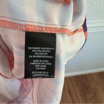 AFRM Portia Orange Zebra Long Sleeve Midi Dress Size Medium Purple Photo 6