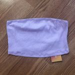 lilac purple ribbed tube top Size XS Photo 1