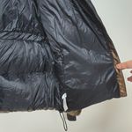 Athleta Womens Lofty Metallic Bronze Down Puffer Jacket sz XS Photo 4