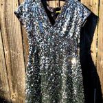 Gianni Bini Black w/silver Sequined Dress! 6 Photo 0