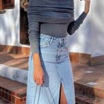 Industry Republic Clothing Denim Midi Skirt Blue Size 4 Photo 6