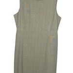 Vintage‎ Oleg Cassini Dress Tan Size 16 Photo 0