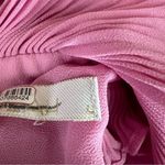 TALULAH La Maison  Women’s Jodi Ruffle High Neck Pleated Orchid Pink Midi Dress L Photo 4