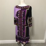 Donna Morgan  3/4 length sleeve boat neck jersey shift dress Photo 2