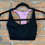 Champion  Sports Bra womens Small Black Cross Back Racerback Athletic Top Keyhole Photo 0