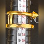 Versace Gold Medusa Double Band Ring Size 17 Photo 7