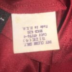 Laundry by Shelli Segal  Red halter midi dress 3 button collar size 4 Photo 5