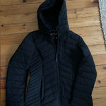 Nautica  women's water-resistant hooded chevron puffer jacket medium packable Photo 0