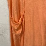 Fresh Produce  Orange Cotton Mini Dress Womens S Short Sleeve Casual Beachy Hike Photo 5