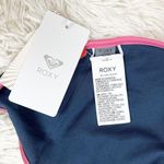 Roxy Fitness Pink and Blue Regular Bikini Bottoms Size Large Photo 4
