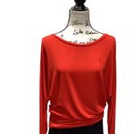 Ralph Lauren  crew neck long sleeve tunic. Orange. Size Large Photo 2