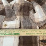 Banana Republic  Brown Plaid Long Sleeve Button Down Shirt‎ Jacket XL Shacket Photo 8