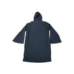 Brunello Cucinelli  Pockets Hoodie Dress Womens Large Black Long Sleeve Italian Photo 4