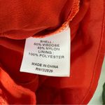 Lovers + Friends Lace Spaghetti Strap Romper V-Neck Floral Open Back Button Red Photo 11