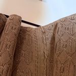 SER.O.YA Cable Knit Cardigan Tan Photo 9