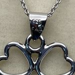 Freida Rothman Sterling Silver Four Leaf Clover Pendant Necklace Photo 4